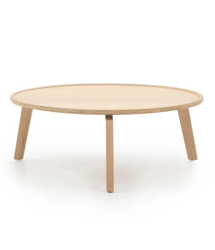 Mesa auxiliar Hout Ø80 x 30 cm de madera - PLM Design