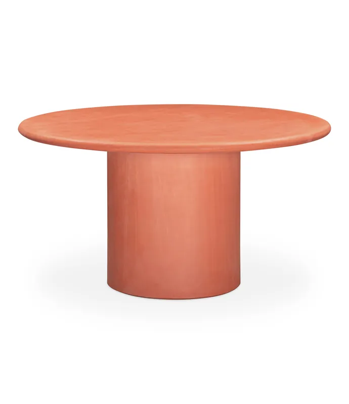 Mesa redonda de microcemento Brisa Ø140 x 76 cm - PLM Design