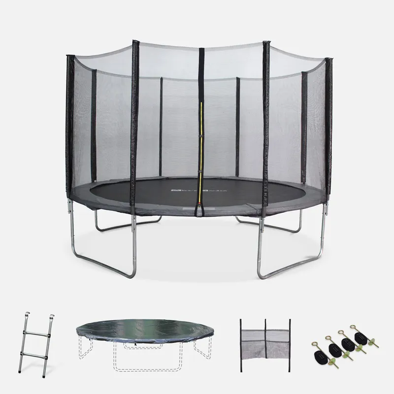 Cama elástica 370cm con pack de accesorios - Camas elásticasy trampolines