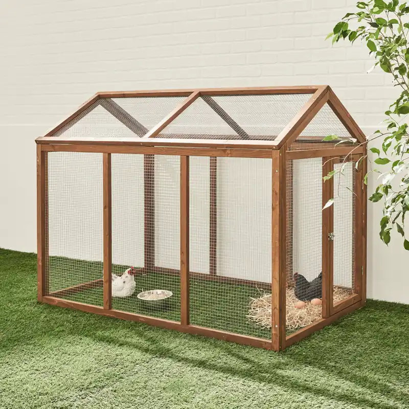 Gallinero de madera con ampliación para 6 gallinas - Gallineros y conejeras