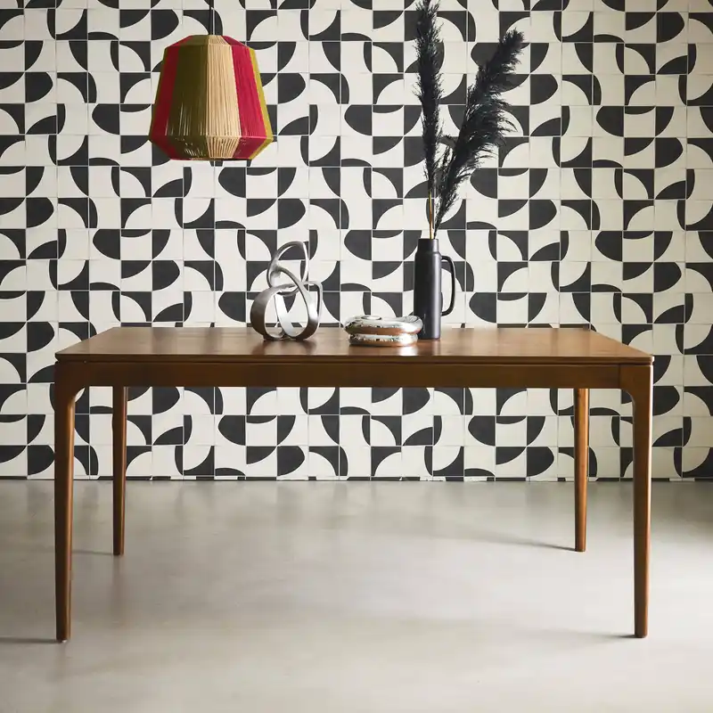 Mesa de comedor rectangular en madera de 6 plazas - Mesas de comedor