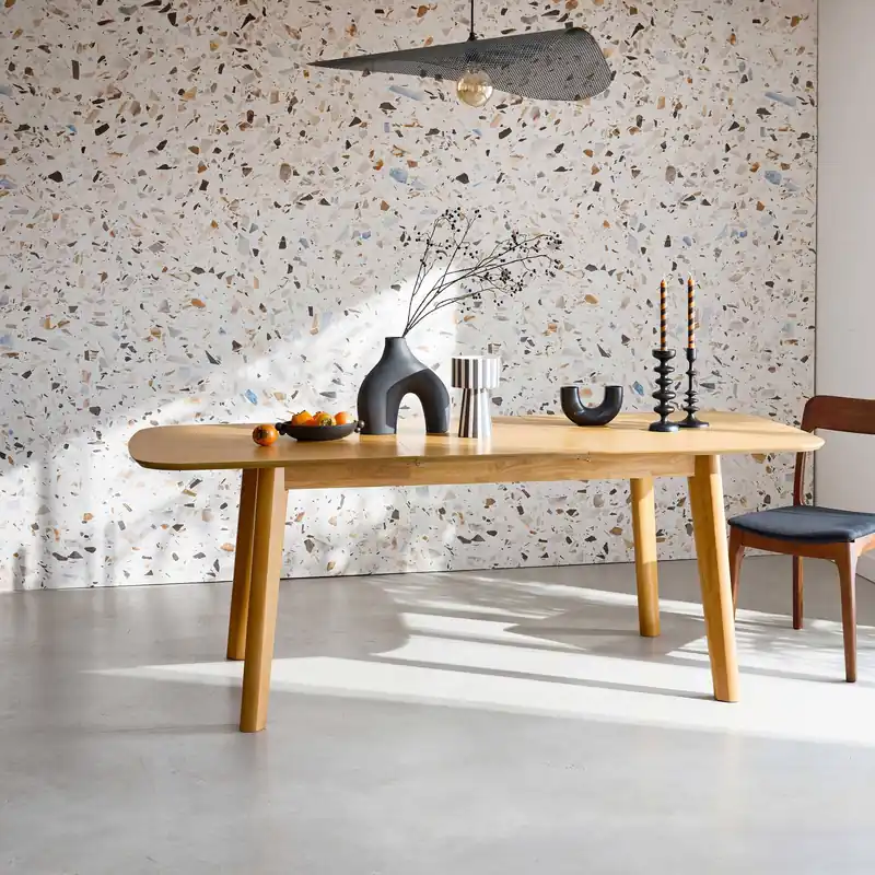Mesa de comedor rectangular y extensible, 160 - 210cm