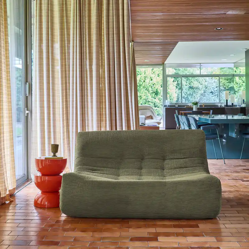 Sillón de pana gruesa, 2 plazas - Sofás