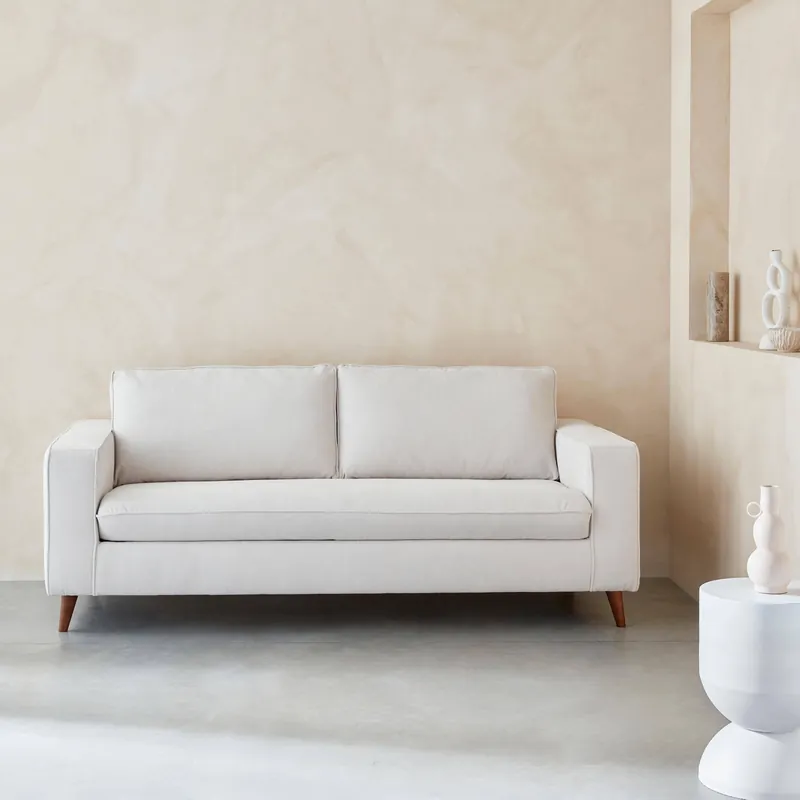 Sofá cama con colchón de 12cm, 3 plazas - Sofás