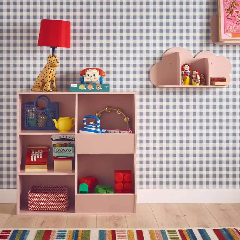 Mueble para niños, 3 estantes y 2 espacios de almacenamiento - Almacenamientos para cuartos infantiles