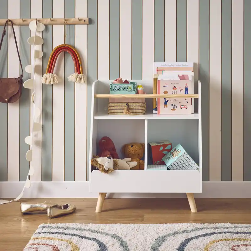 Mueble para niños, 2 compartimentos - Almacenamientos para cuartos infantiles