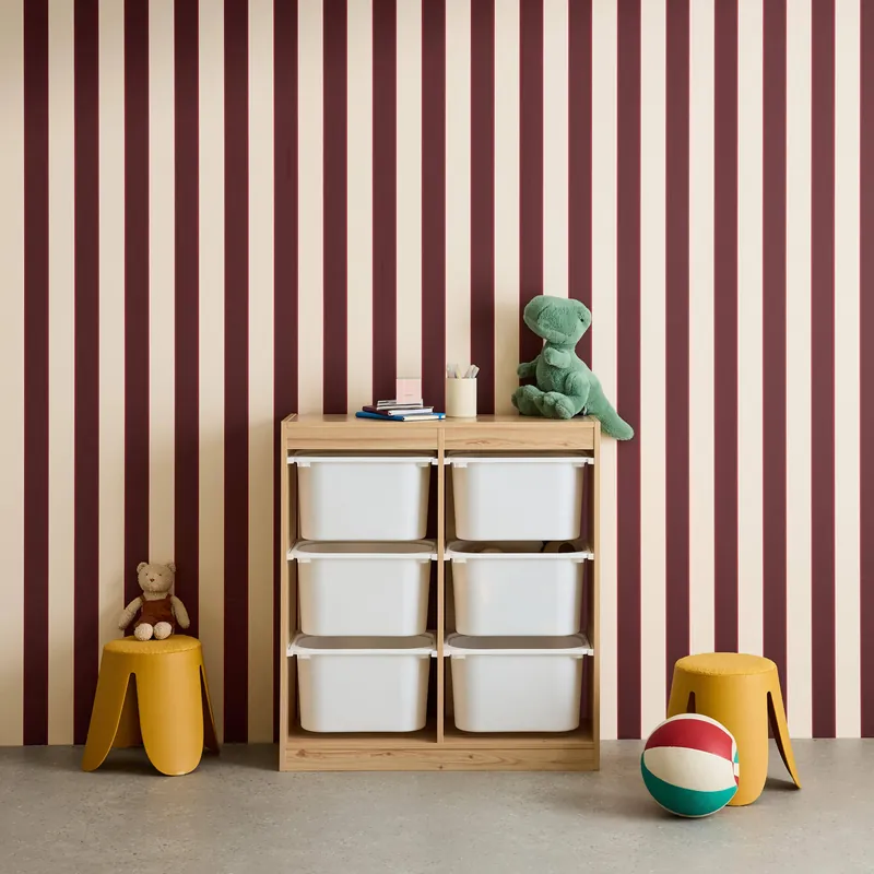 Mueble para niños con 6 cubos de almacenaje - Almacenamientos para cuartos infantiles