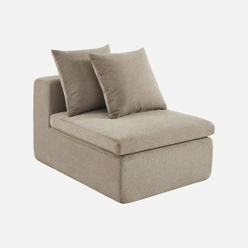 Módulo para sofá modular de tela chenilla - Sillones