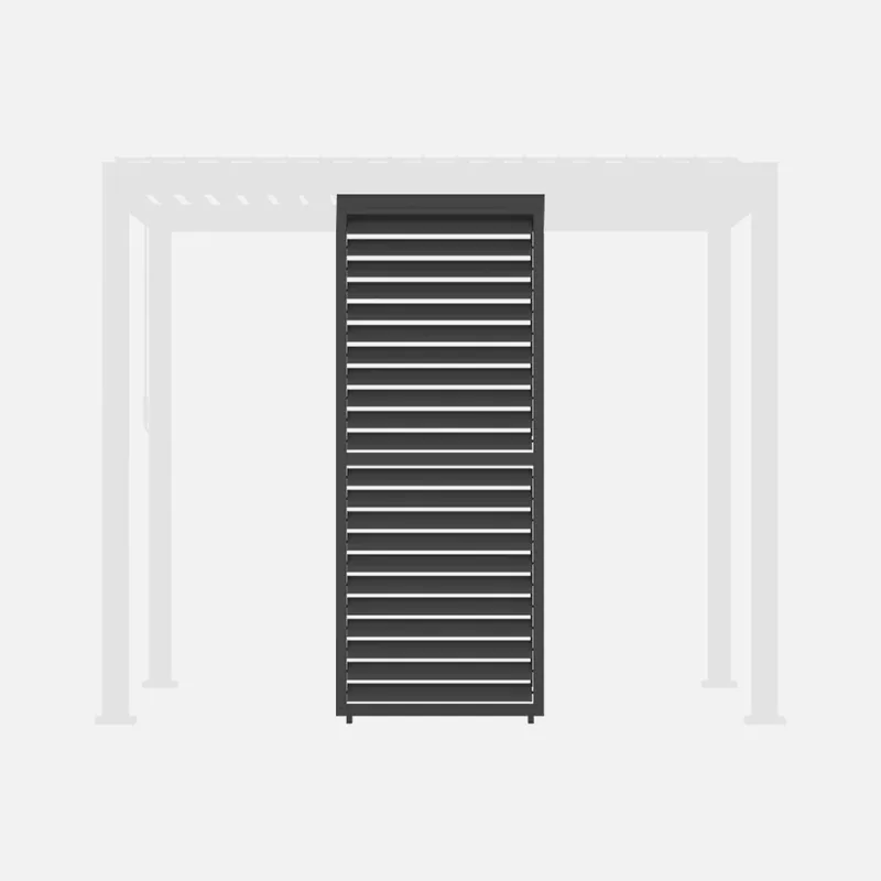 Persiana con lamas orientables de 1m - Accesorios para pérgola bioclimática