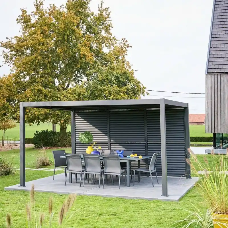 Persiana con lamas orientables de 1.3m - Accesorios para pérgola bioclimática