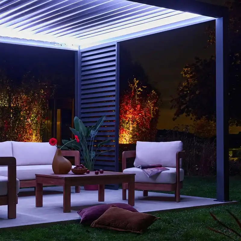 Persianas de aluminio 1m - Accesorios para pérgola bioclimática
