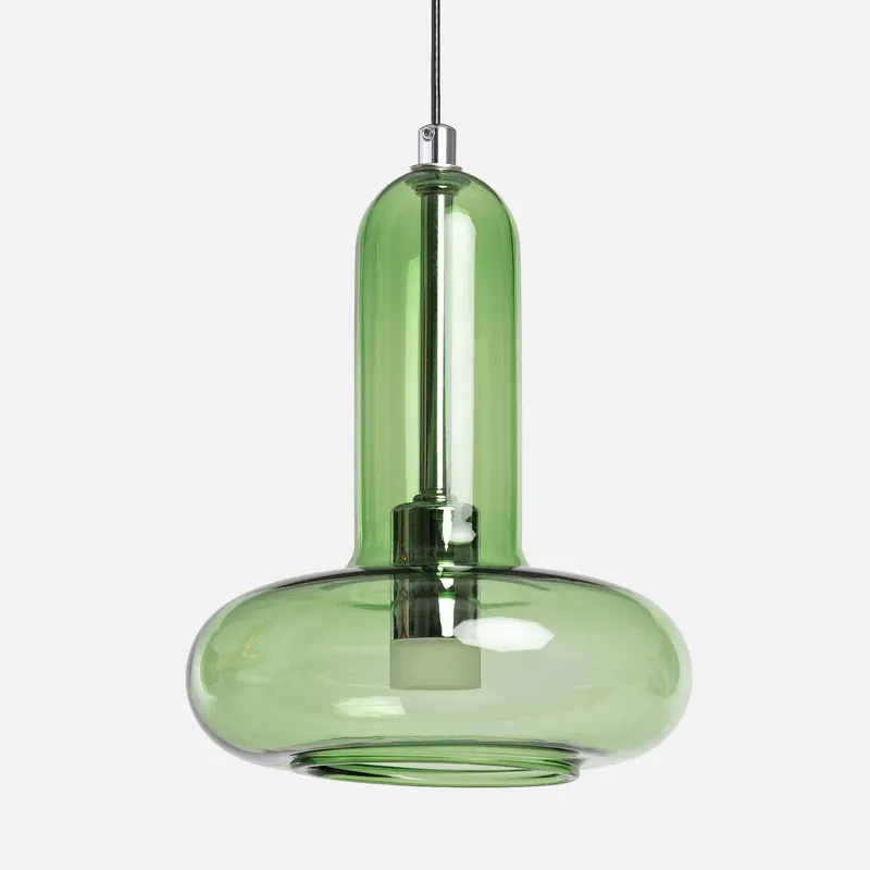 Lámpara colgante de interior LED, interior de cristal, Ø15cm - Iluminación de interior