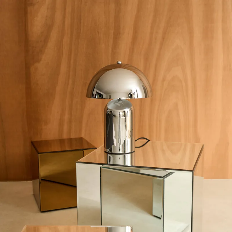 Lámpara de mesa interior metal, 25cm - Iluminación de interior