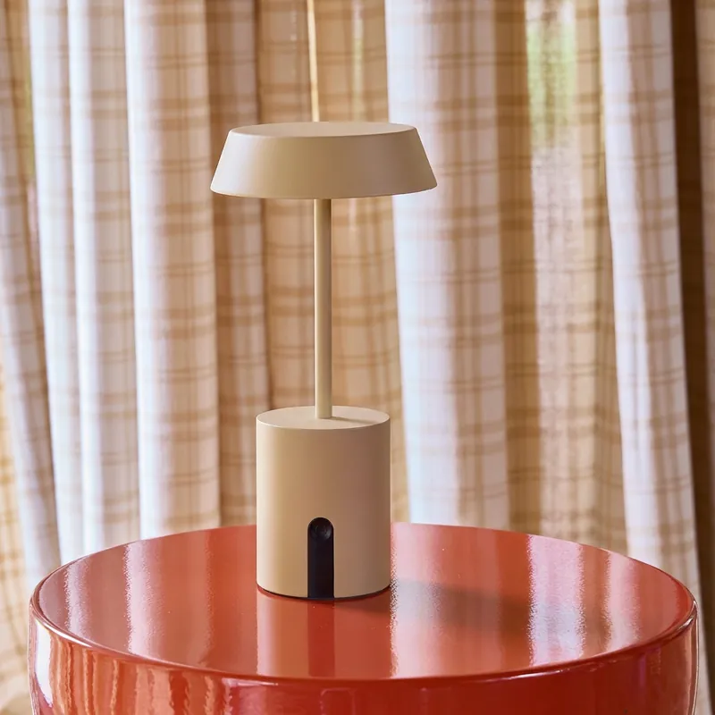 Lámpara de mesa interior/exterior LED metal, Ø10,8cm - Iluminación de interior