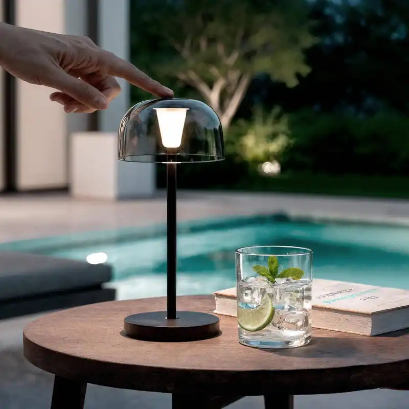 Lámpara de mesa interior/exterior metal - Iluminación de interior