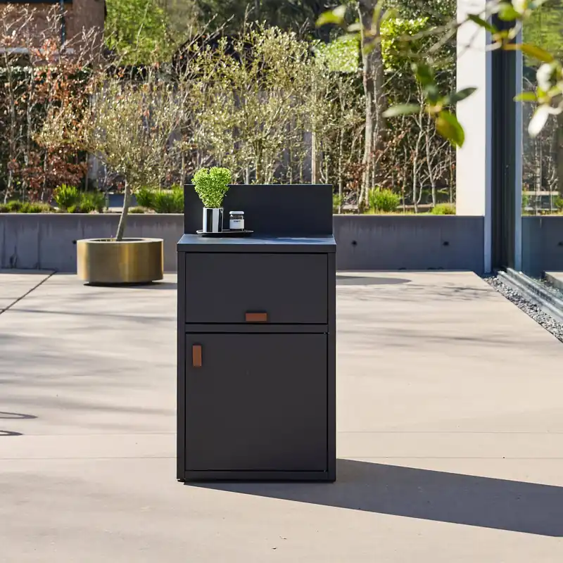 Módulo cocina exterior de acero 2 puertas, 60cm - Cocinas de exterior