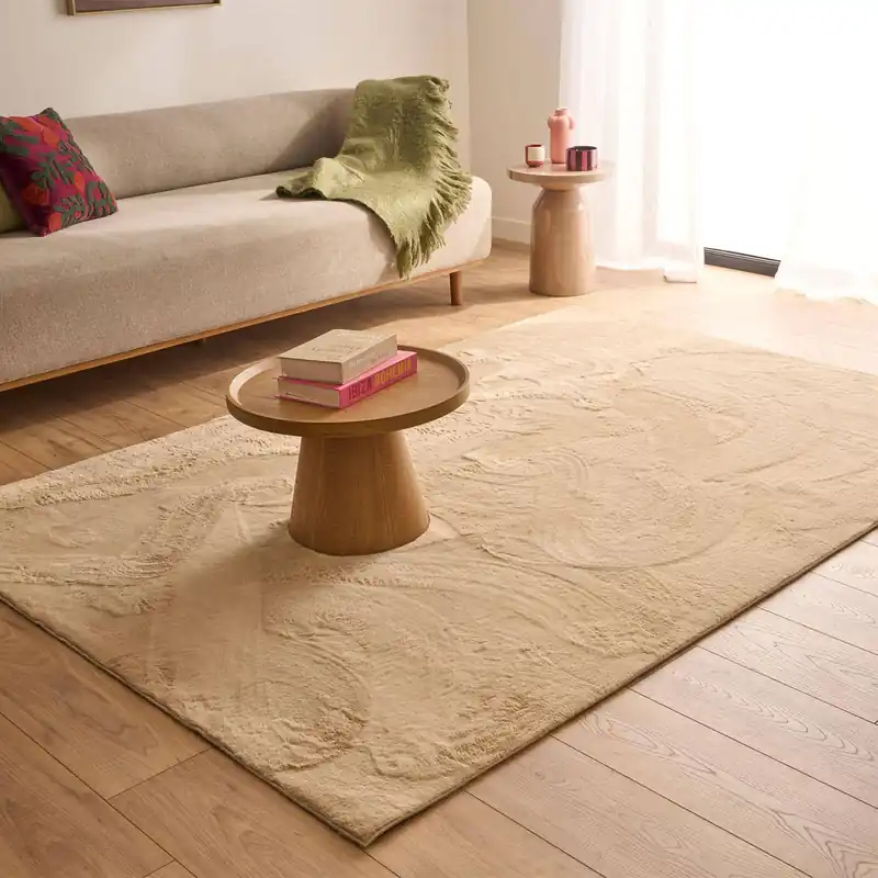 Alfombra interior lisa beige - Alfombras