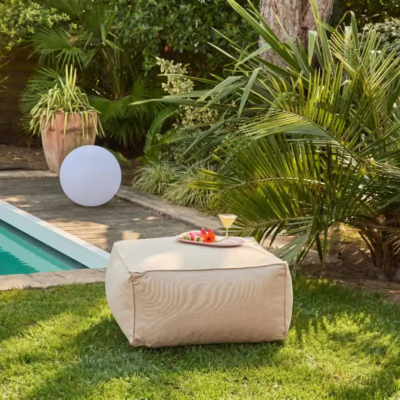 Reposapiés de exterior en olefina - Sillas de jardín