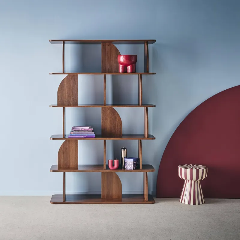Estantería estilo madera, 5 niveles - Muebles de almacenamiento