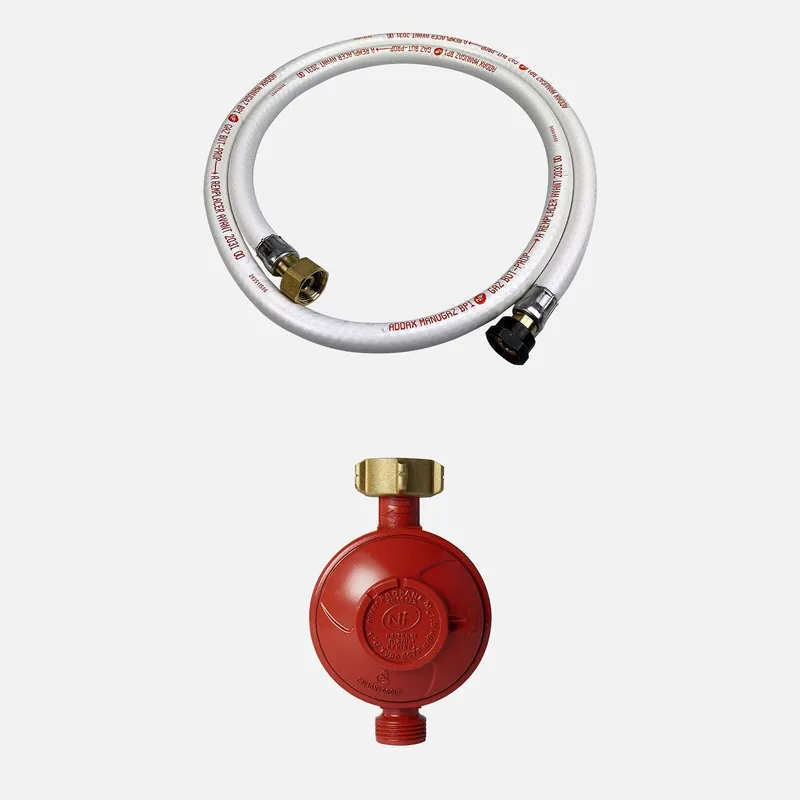 Kit de manguera de gas y regulador de propano - Accesorios para barbacoa