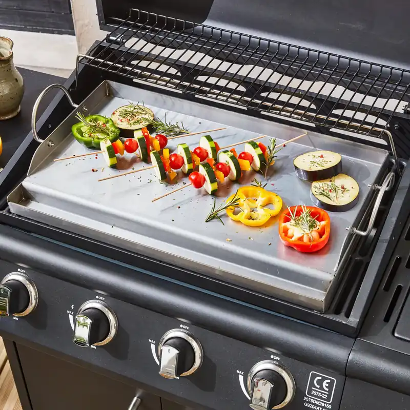 Placa plancha universal para barbacoa, 55cm - Accesorios para barbacoa