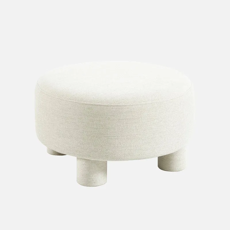 Puff de tela para sofá Zenio - Puffs y reposapiés