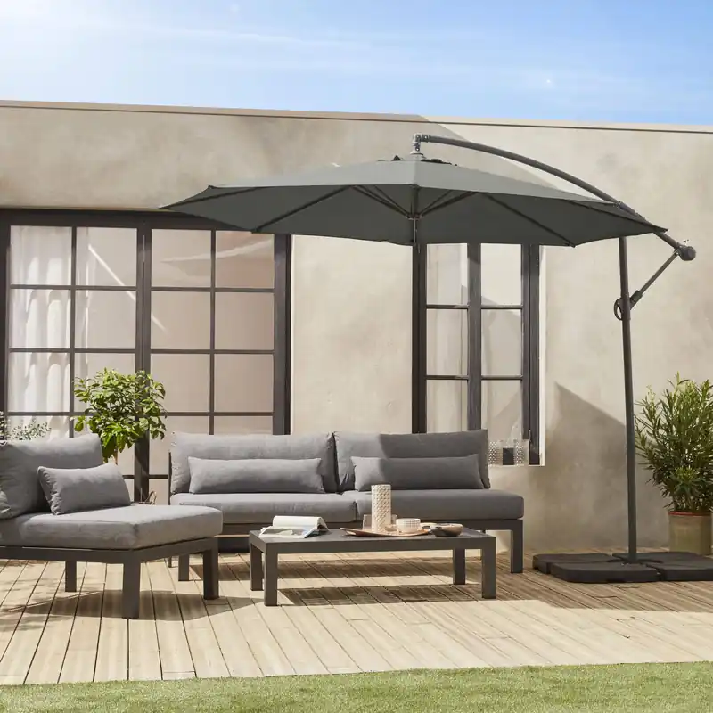 Sombrilla redonda, 350cm - Parasoles y Sombrillas