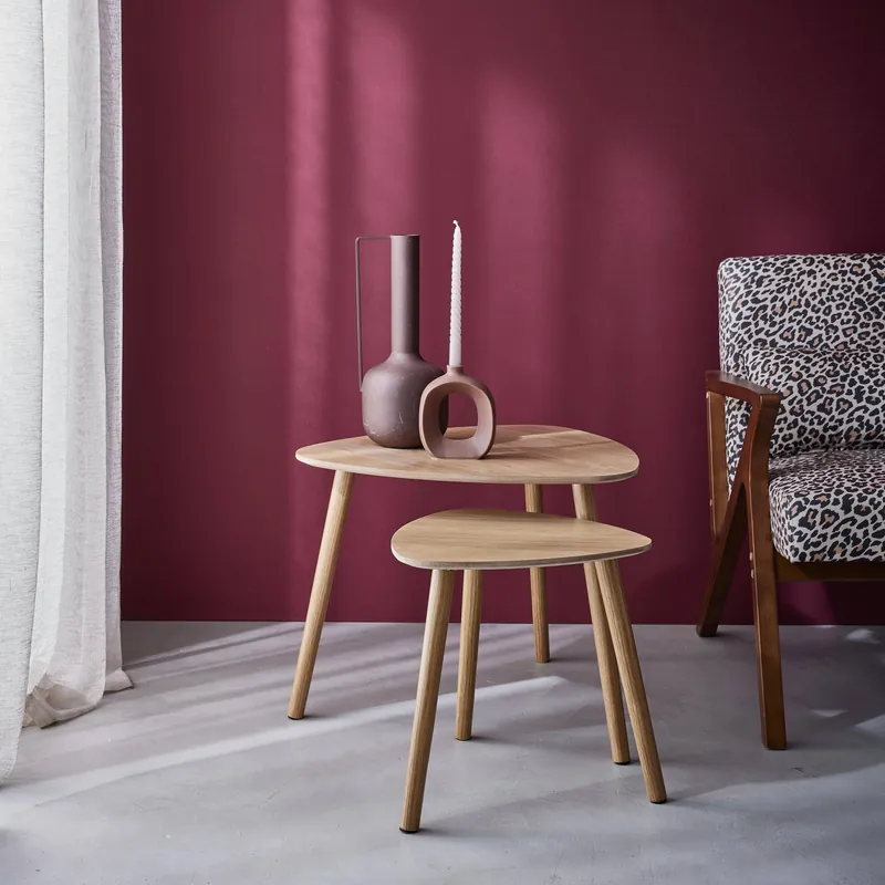 Mesa de centro nido estilo escandinavo, set de 2 - Mesas de centro