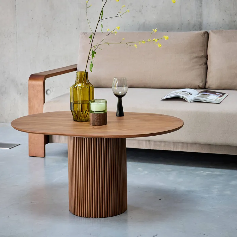 Mesa de centro con efecto de madera - Mesas de centro