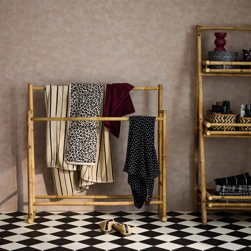 Toallero de bambú - Muebles auxiliares de cuarto de baño