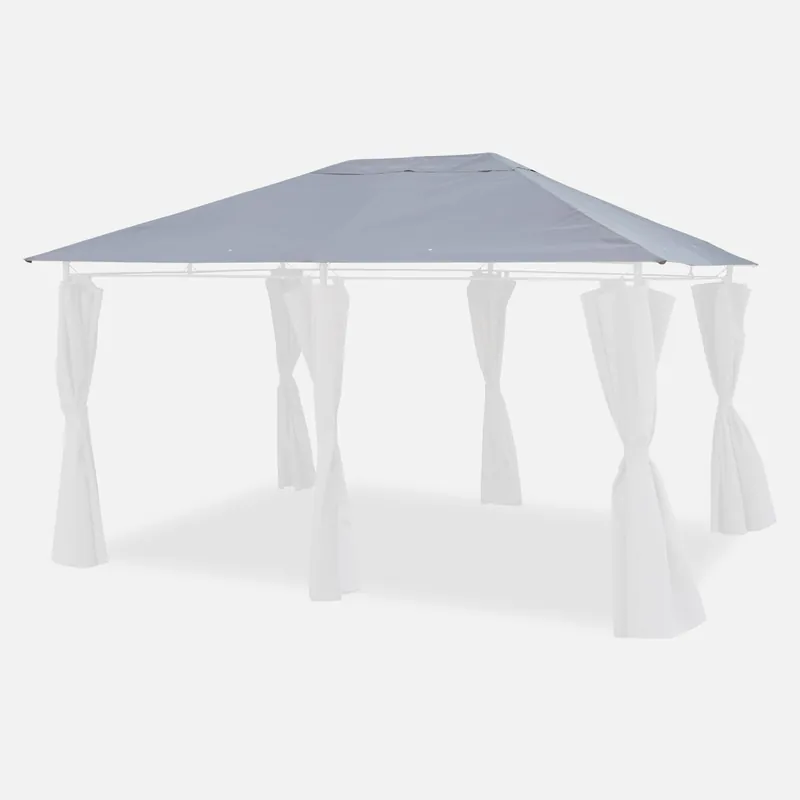 Toldo de techo para pérgola 3x4m - Accesorios de parasol y pérgola