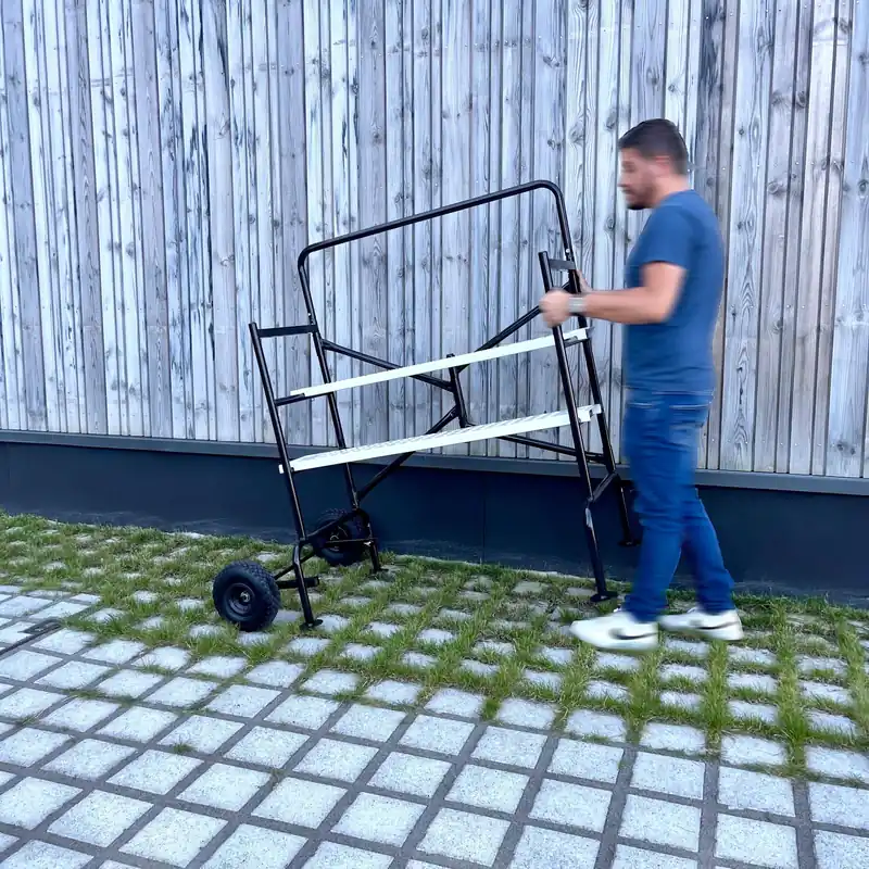 Andamio rodante y plegable en dos niveles - Accesorios jardinería