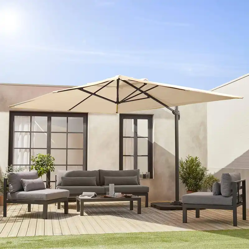 Lona protectora para 3x4m sombrilla - Accesorios de parasol y pérgola
