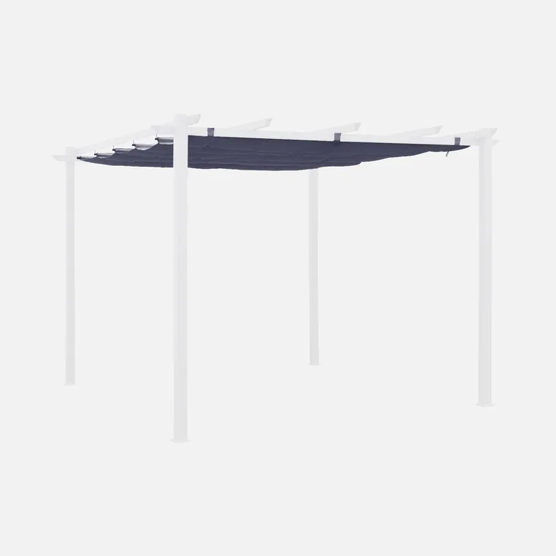Toldo de techo de pérgola 3x3m - Accesorios de parasol y pérgola