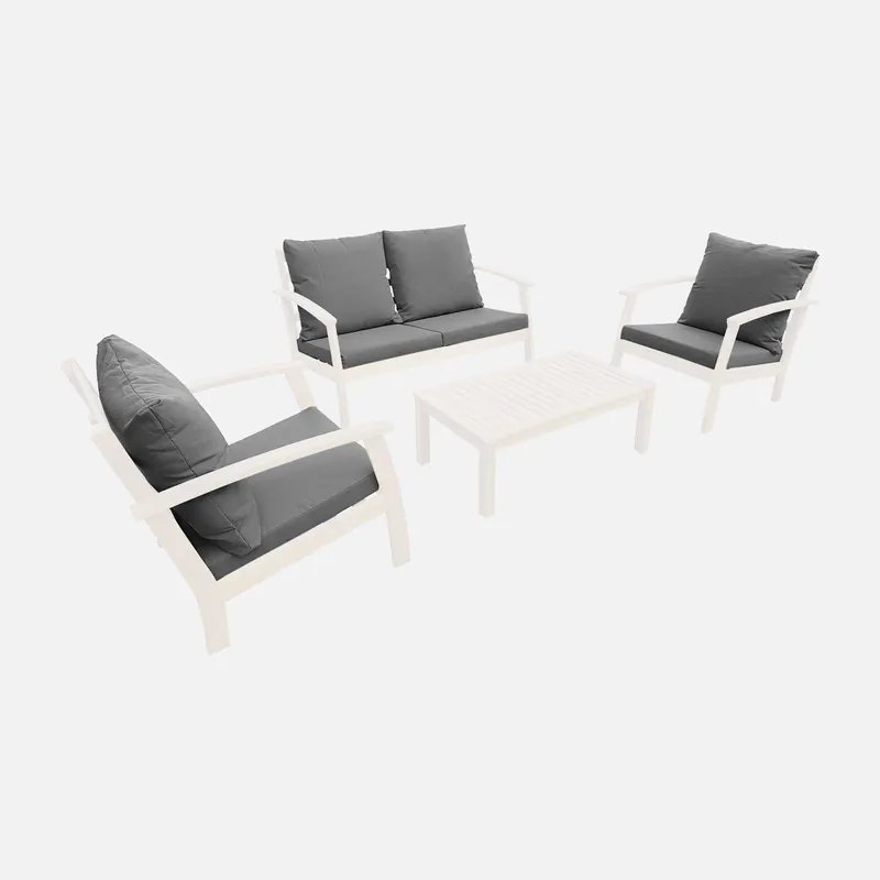 Juego de fundas de cojín para muebles de jardín - Fundas, cobertores y Textileno