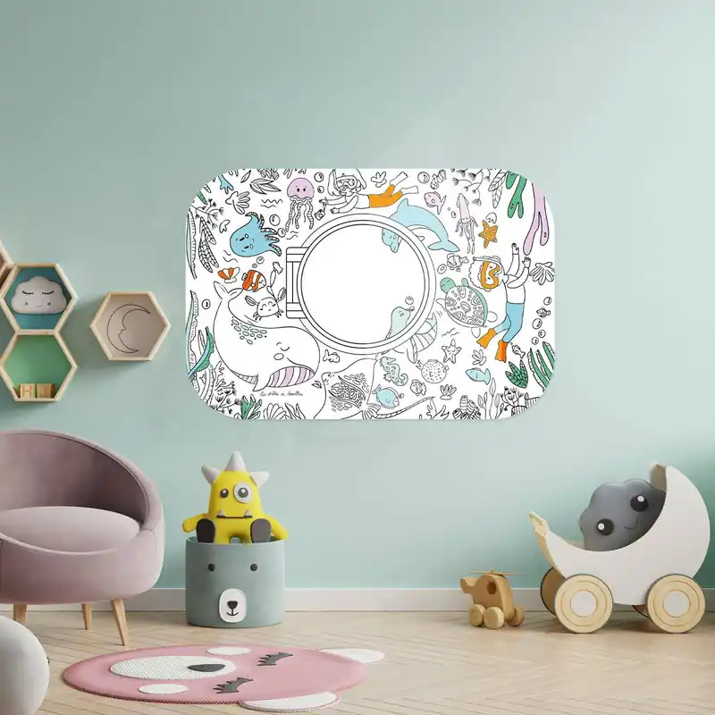 Coloriboard con 8 rotuladores, mesa para colorear - Otros juguetes infantiles
