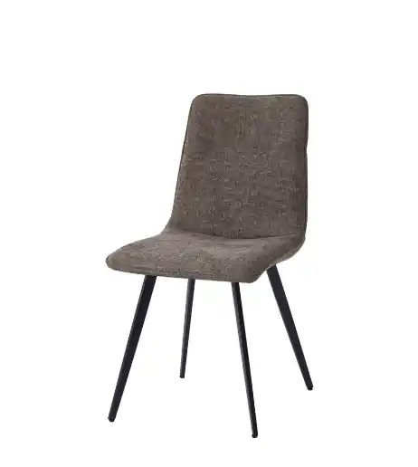 Silla Lina metal negro tela topo - Sillas