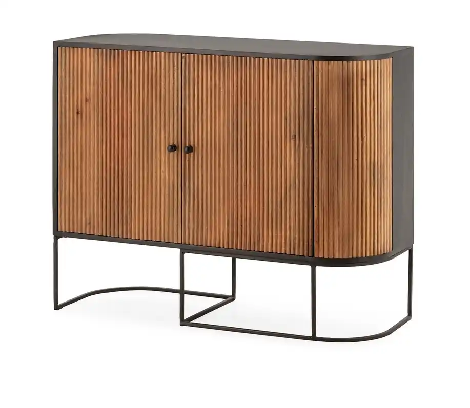 Aparador Curve madera de mango pata metal 110cm - Aparadores