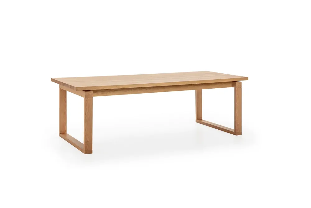 Mesa recta Rina roble 220×100 - Mesas de comedor