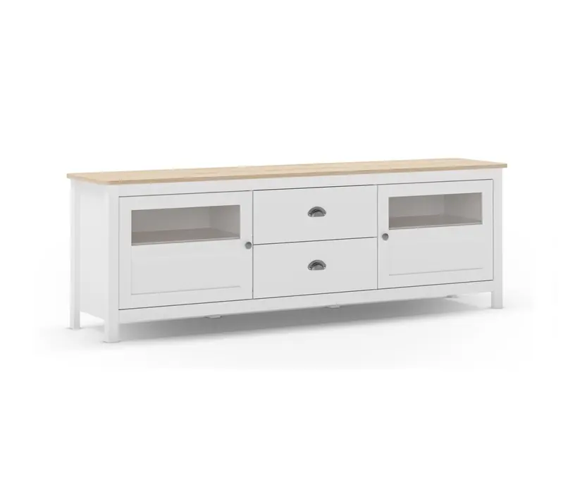 Mueble TV Misti blanco roble 180 cm