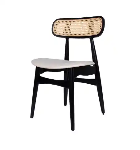 Silla Canea madera negro - Sillas
