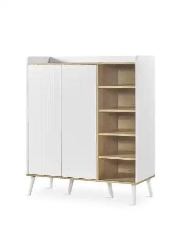 Mueble cubo CosyBox madera laminado blanco - Aparadores