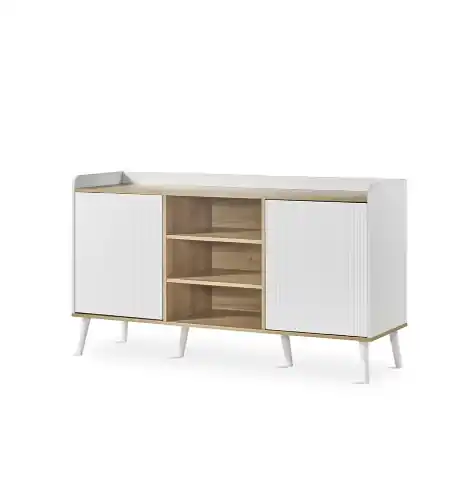 Aparador Soma madera laminado blanco - Aparadores