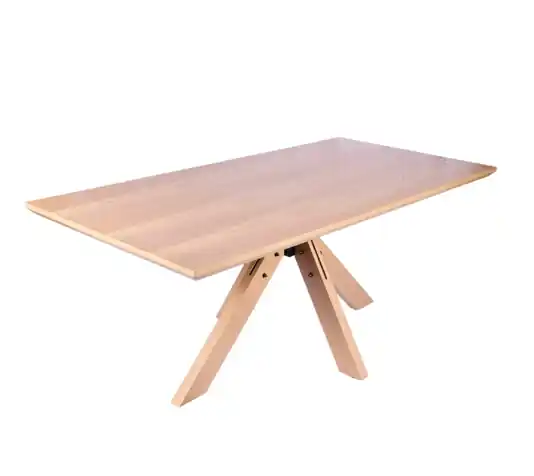 Mesa comedor Hana madera natural 160cm - Mesas de comedor