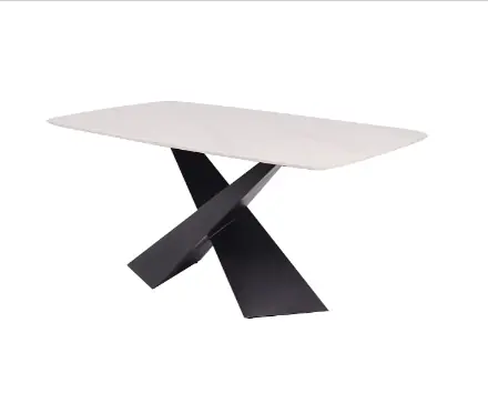 Mesa comedor Stella metal porcelánico 180cm - Mesas de comedor