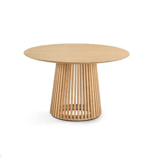 Mesa comedor Cimbra redonda madera 120cm - Mesas de comedor