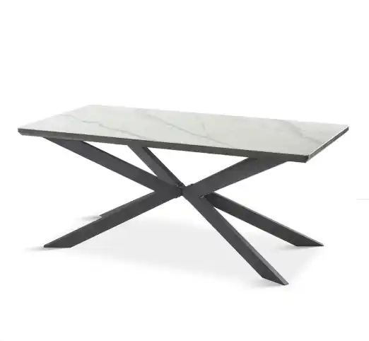 Mesa comedor Vitta metal mármol - Mesas de comedor