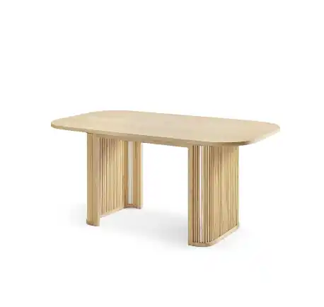 Mesa comedor Narai madera natural 180cm - Mesas de comedor