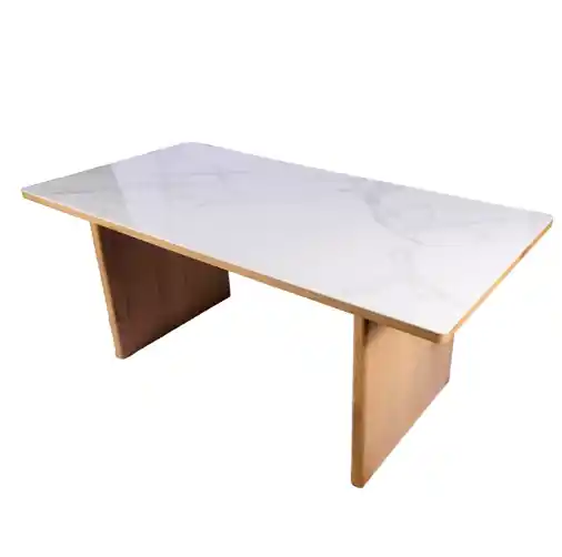 Mesa comedor Aira madera porcelánico - Mesas de comedor