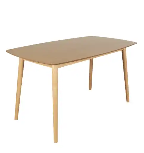 Mesa comedor Breda madera natural 140cm - Mesas de comedor